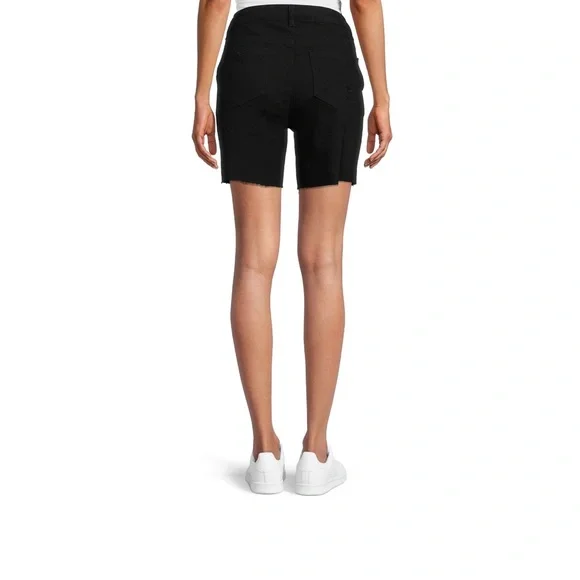 Time and Tru Women's Maternity Denim Bermuda Shorts Size M - Picture 2 of 9